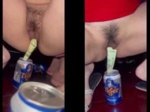 Em gái độc lạ dùng bướm gặp tiền típ